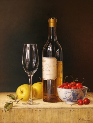 ROY HODRIEN - chateau d'yquem with apples and cherries
